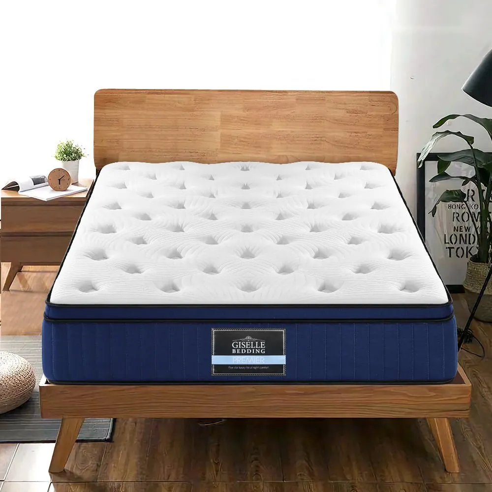 Franky Euro Top Cool Gel Pocket Spring Mattress 34cm Thick - Queen