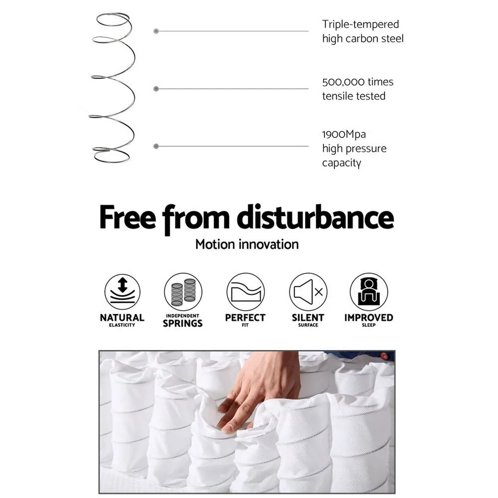 Franky Euro Top Cool Gel Pocket Spring Mattress 34cm Thick - Queen