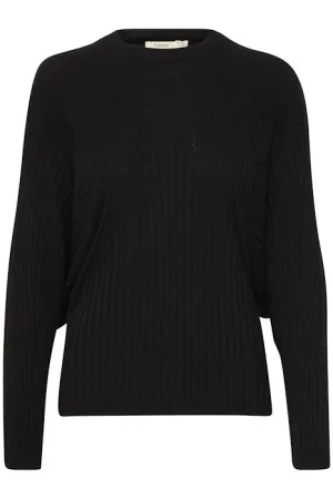 Fransa Malia Pullover in Black