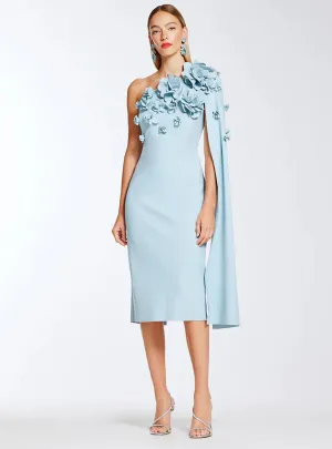 Frascara 4428: Elegant One Shoulder Knee Length Dress