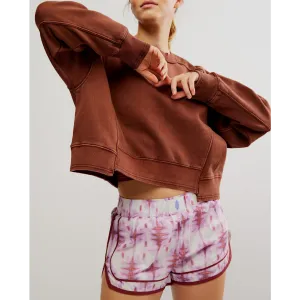 Free People Intercept Pullover - Argon Oil