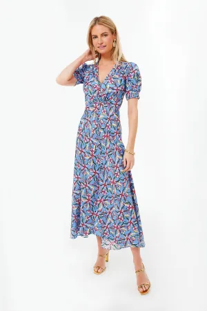 Freesia Sky Lea Long Dress