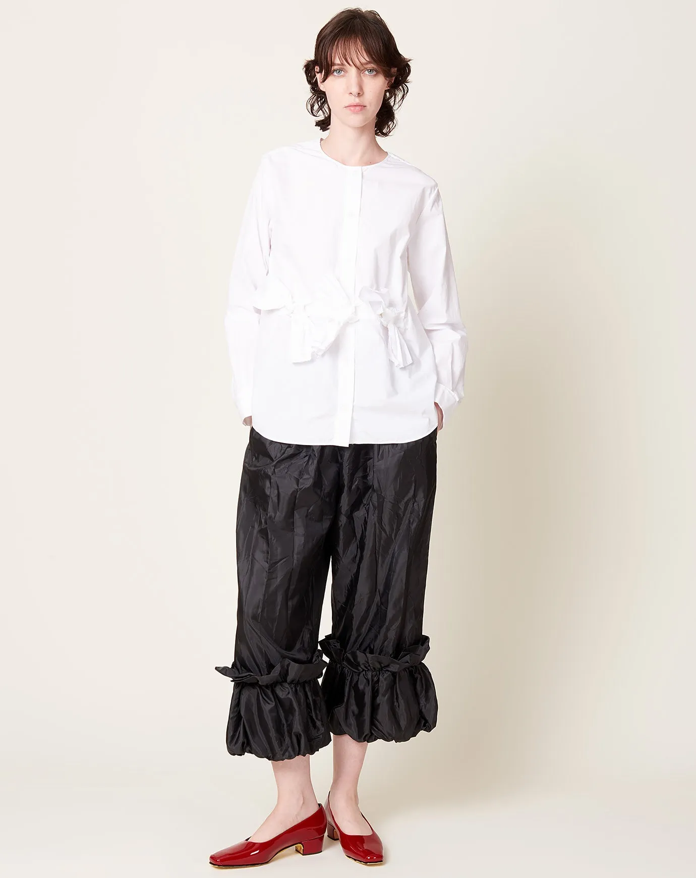 Frill Pant in Black