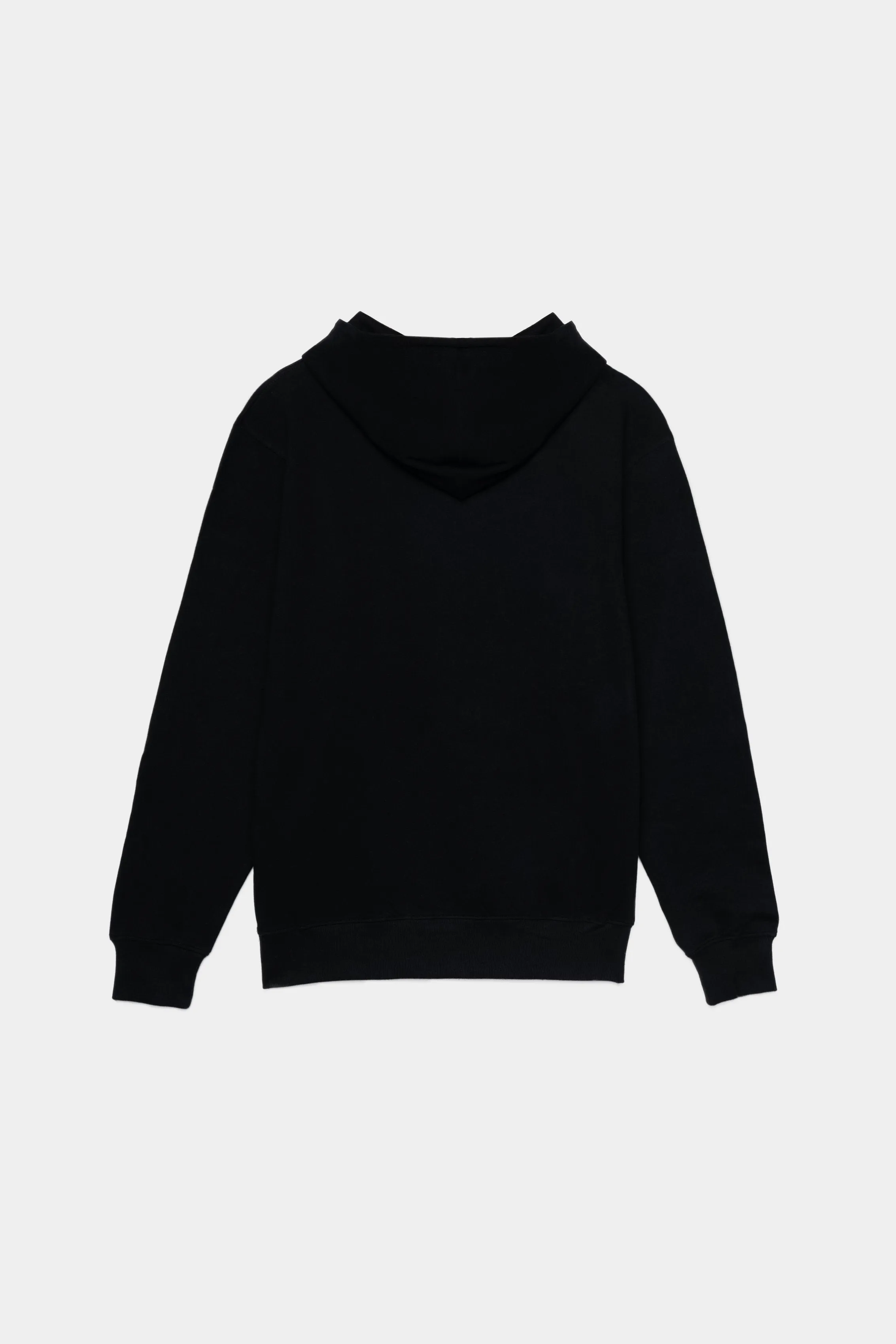 Front Pocket Print Detail Relaxed Fit Hoodie