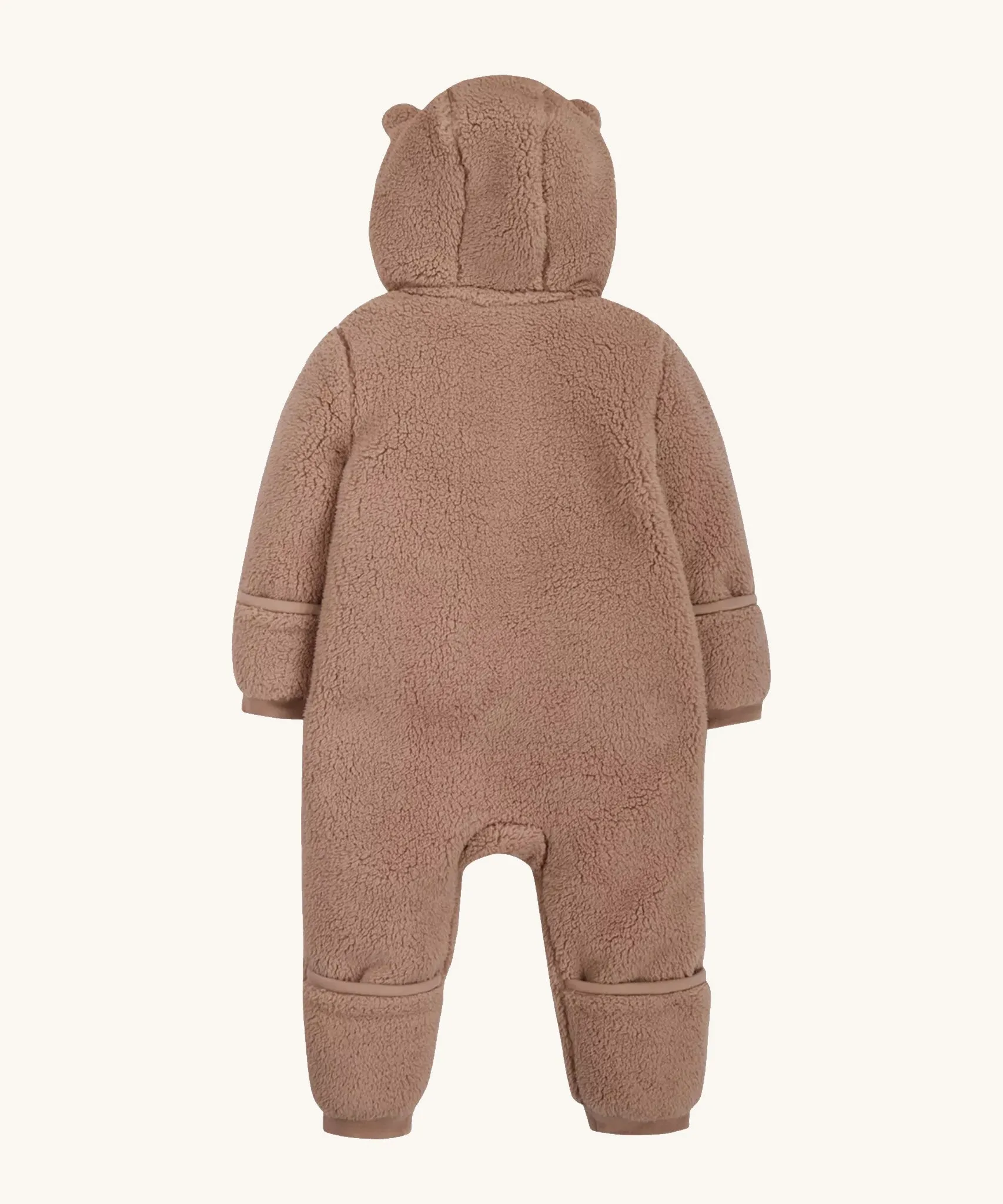 Frugi Toasty Ted Snuggle Suit - Twig