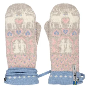 Fästfolk Pattern Swedish Mittens