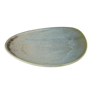 FU179 Olympia Ember Blue Triangle Plates 250mm (Pack of 6)