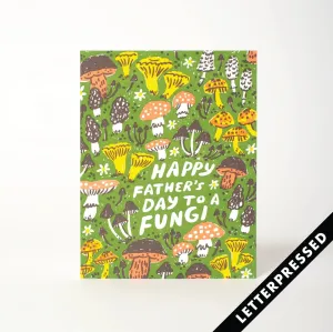 Funghi Mushroom Father's Day Card