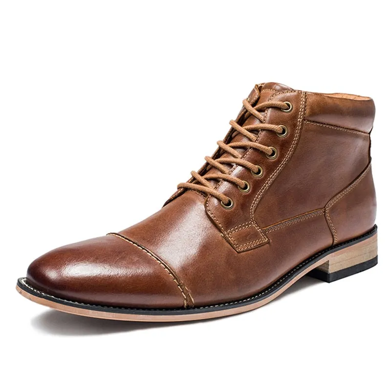 Funki Buys | Boots | Men's Luxury Leather Chukka Ankle Boot