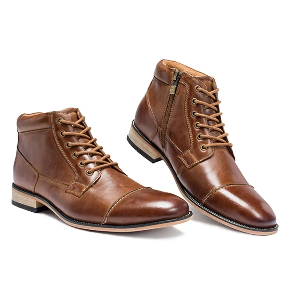 Funki Buys | Boots | Men's Luxury Leather Chukka Ankle Boot