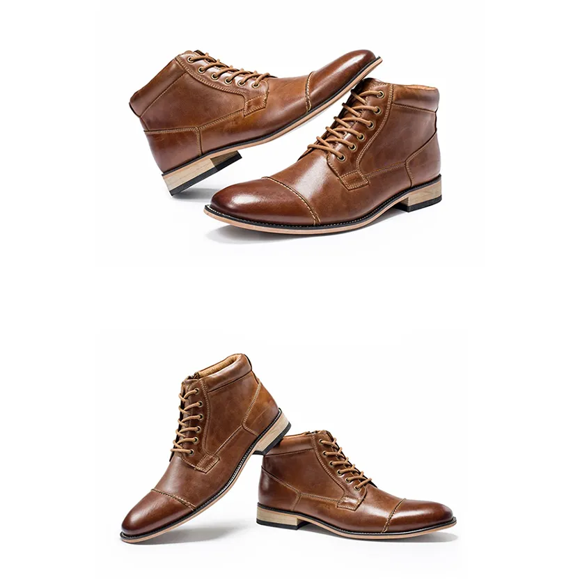 Funki Buys | Boots | Men's Luxury Leather Chukka Ankle Boot
