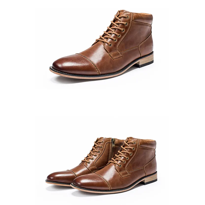 Funki Buys | Boots | Men's Luxury Leather Chukka Ankle Boot