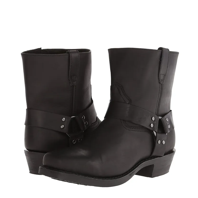 Funki Buys | Boots | Men's Vintage Tan Cowboy Biker Boots