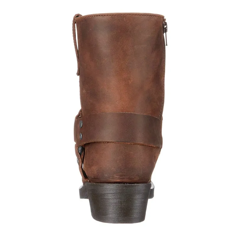 Funki Buys | Boots | Men's Vintage Tan Cowboy Biker Boots
