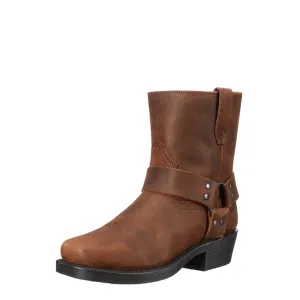 Funki Buys | Boots | Men's Vintage Tan Cowboy Biker Boots