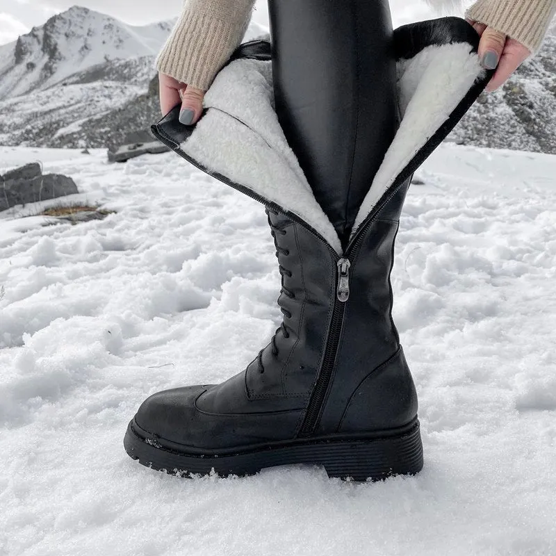Funki Buys | Boots | Women's Leather Winter Boots | Sheep Skin