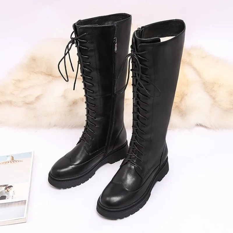 Funki Buys | Boots | Women's Leather Winter Boots | Sheep Skin