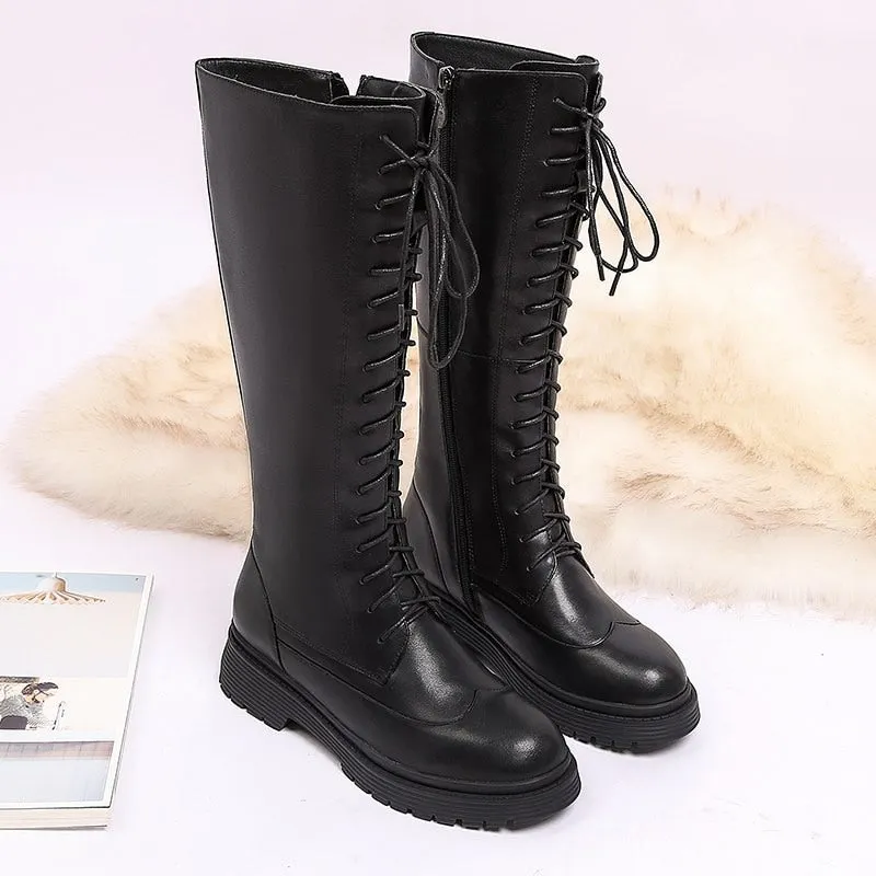 Funki Buys | Boots | Women's Leather Winter Boots | Sheep Skin