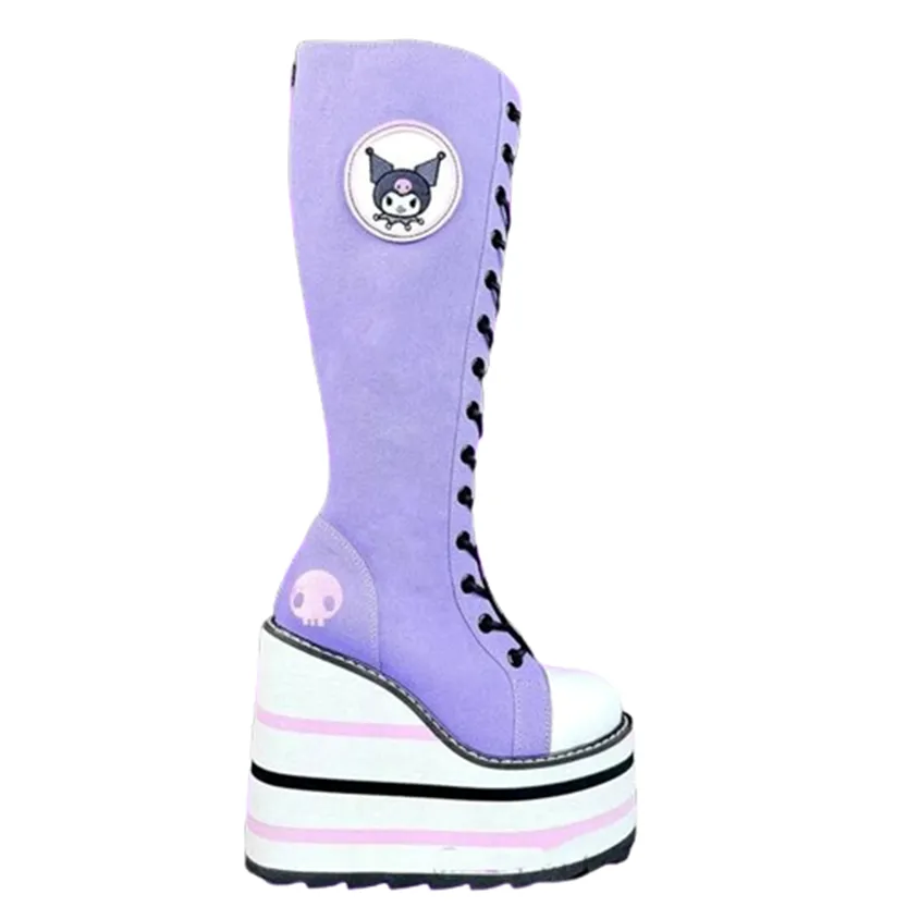 Funki Buys | Boots | Women's Platform Canvas Wedge Sneakers