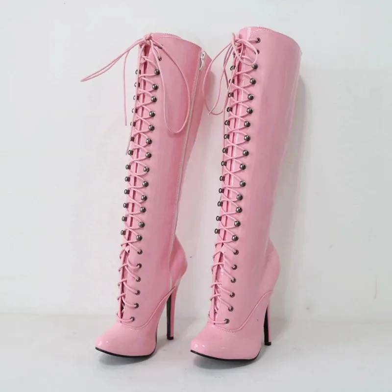 Funki Buys | Boots | Women's Retro Burlesque Stiletto Boots