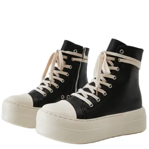 Funki Buys | Boots | Women's Vintage Platform High Top Sneakers