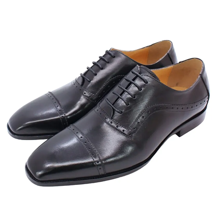 Funki Buys | Shoes | Men's Elegant Leather Oxford Brogue Shoe