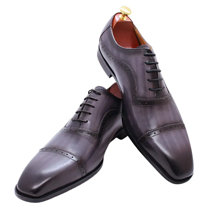 Funki Buys | Shoes | Men's Elegant Leather Oxford Brogue Shoe