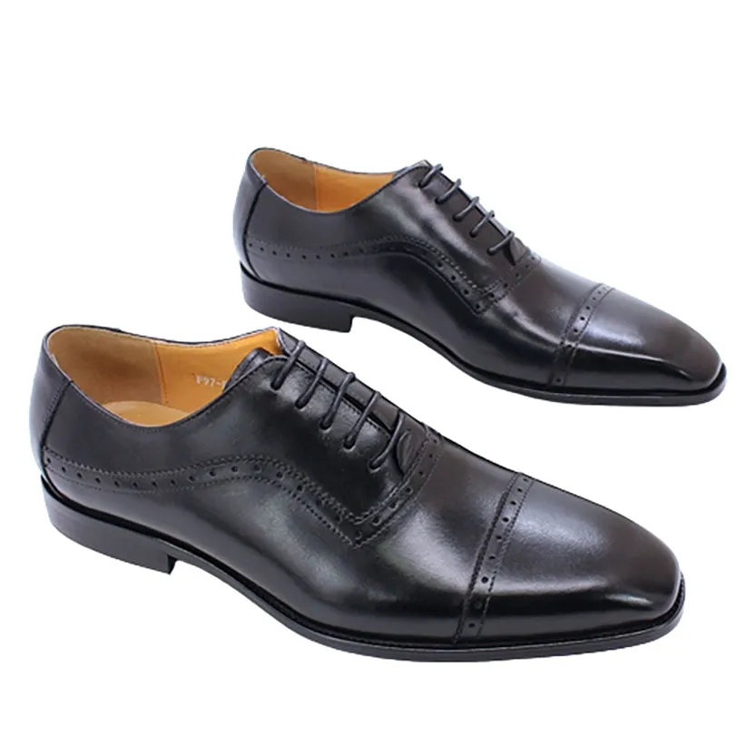 Funki Buys | Shoes | Men's Elegant Leather Oxford Brogue Shoe