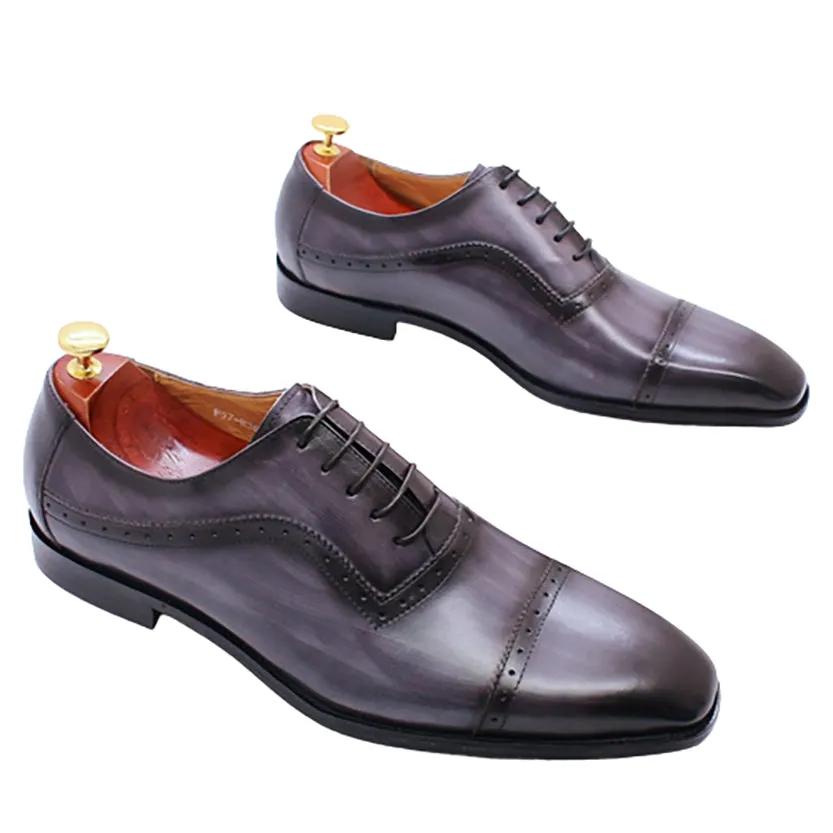 Funki Buys | Shoes | Men's Elegant Leather Oxford Brogue Shoe