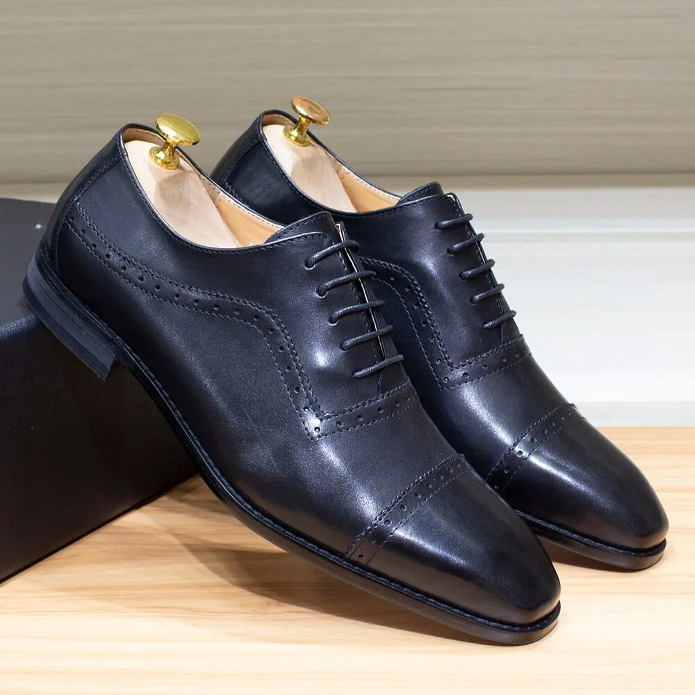 Funki Buys | Shoes | Men's Elegant Leather Oxford Brogue Shoe