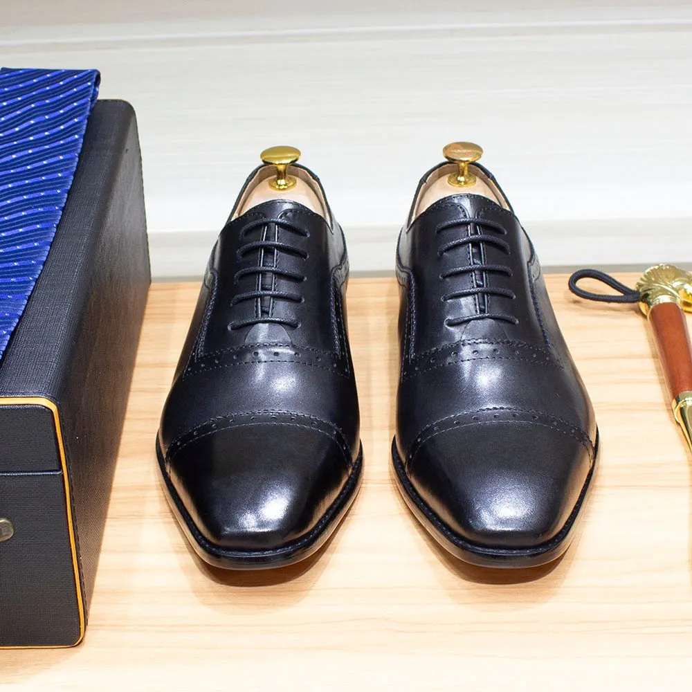 Funki Buys | Shoes | Men's Elegant Leather Oxford Brogue Shoe