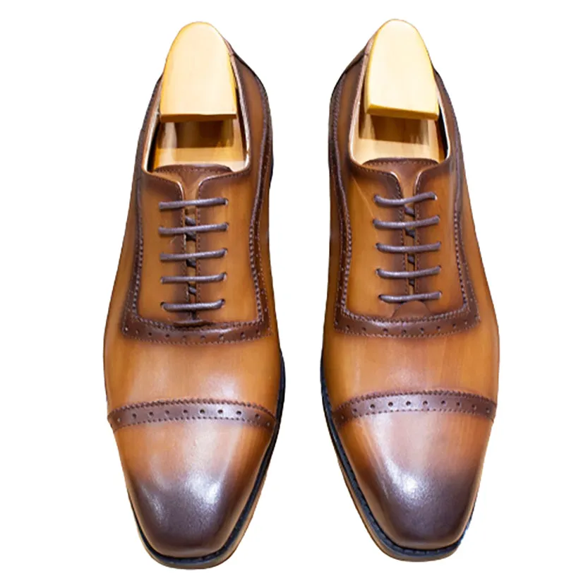 Funki Buys | Shoes | Men's Elegant Leather Oxford Brogue Shoe