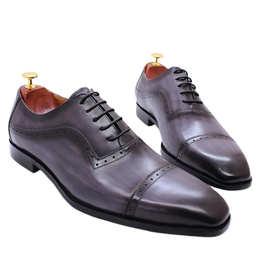 Funki Buys | Shoes | Men's Elegant Leather Oxford Brogue Shoe