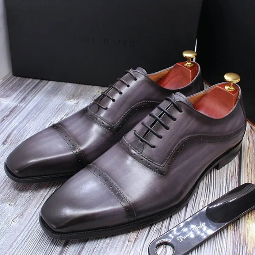 Funki Buys | Shoes | Men's Elegant Leather Oxford Brogue Shoe