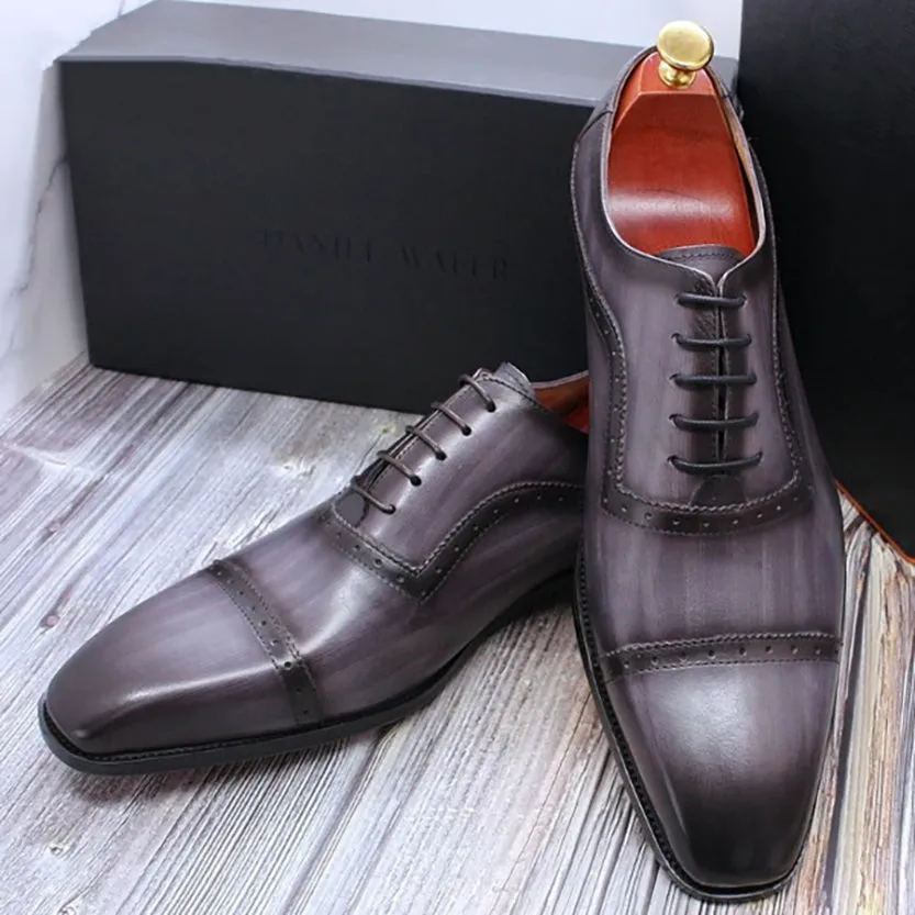 Funki Buys | Shoes | Men's Elegant Leather Oxford Brogue Shoe