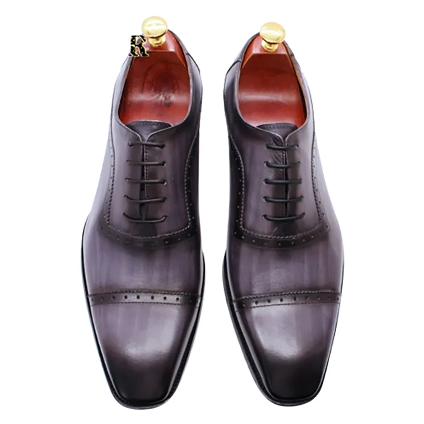 Funki Buys | Shoes | Men's Elegant Leather Oxford Brogue Shoe