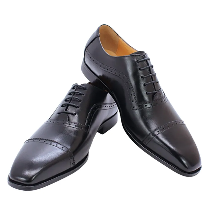 Funki Buys | Shoes | Men's Elegant Leather Oxford Brogue Shoe