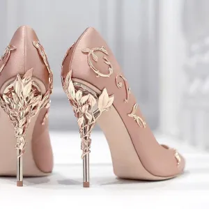 Funki Buys | Shoes | Women's Elegant Silk Formal Prom Stilettos
