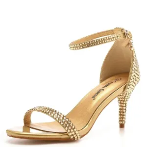 Funki Buys | Shoes | Women's Gold Beaded Prom Bridal Shoes