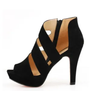 Funki Buys | Shoes | Women's Platform Peep Toe Roman Sandal