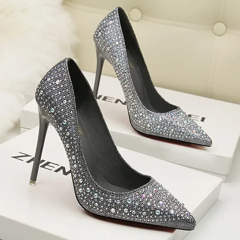 Funki Buys | Shoes | Women's Rhinestone Sparkly Prom Shoes