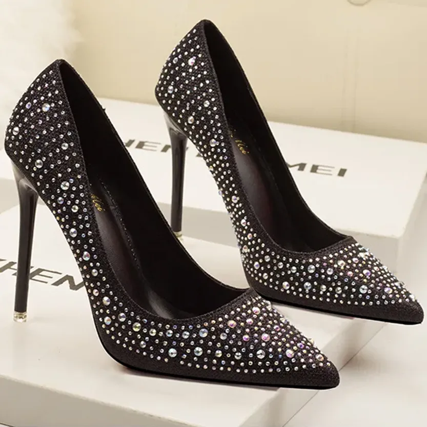 Funki Buys | Shoes | Women's Rhinestone Sparkly Prom Shoes