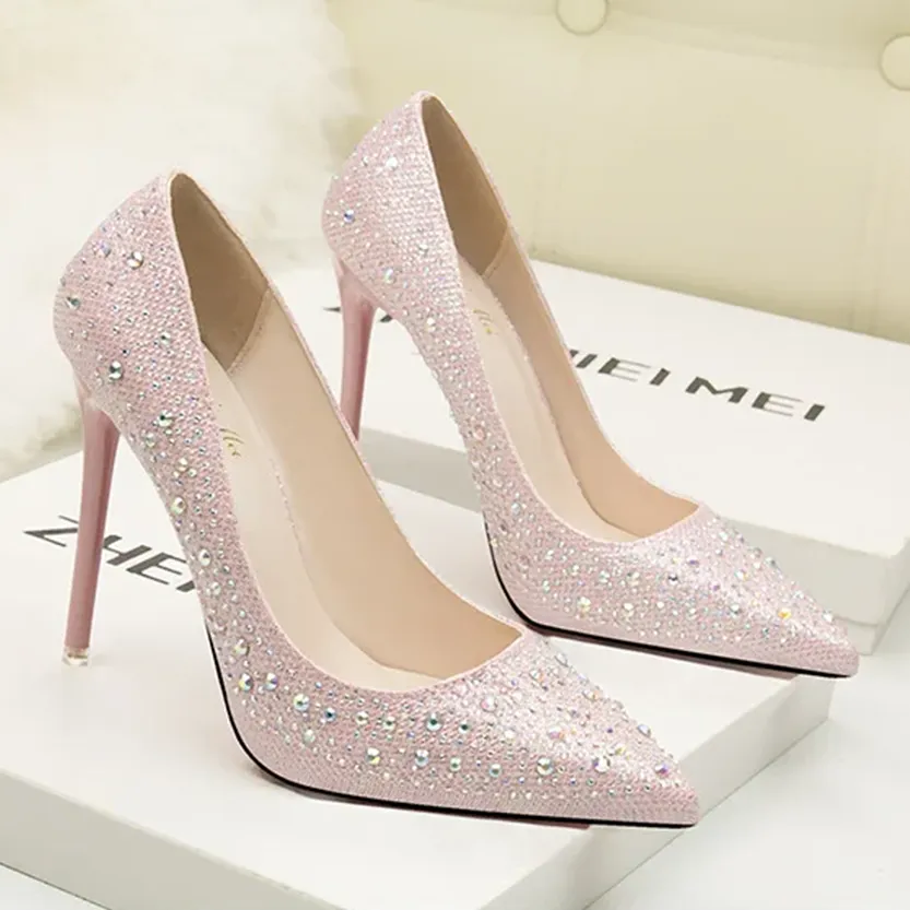 Funki Buys | Shoes | Women's Rhinestone Sparkly Prom Shoes
