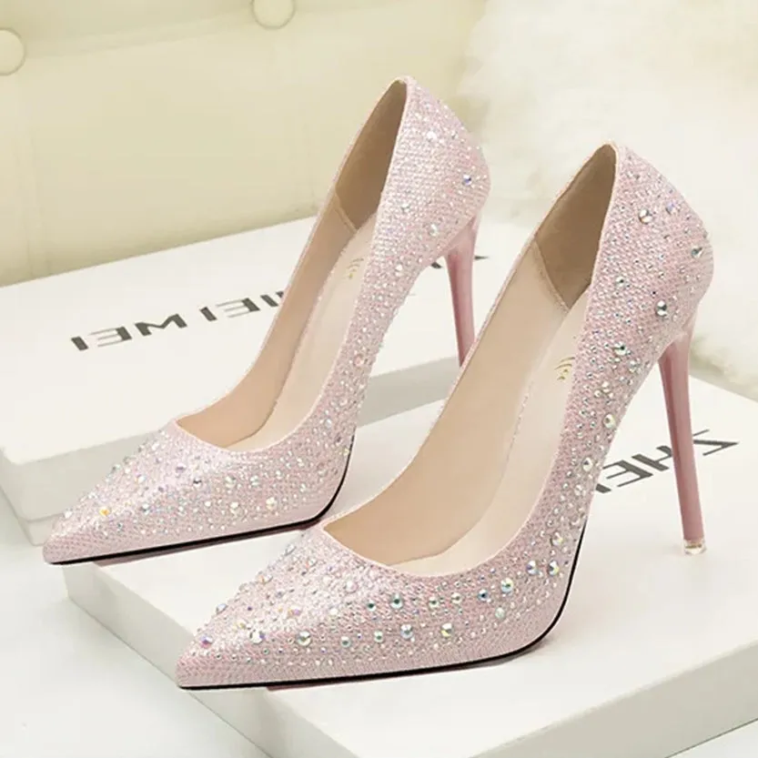 Funki Buys | Shoes | Women's Rhinestone Sparkly Prom Shoes
