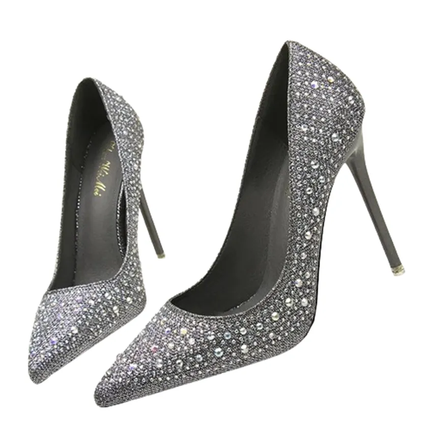 Funki Buys | Shoes | Women's Rhinestone Sparkly Prom Shoes