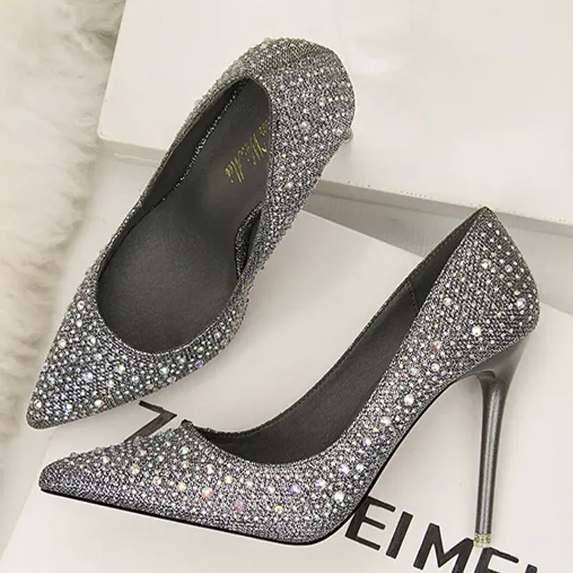 Funki Buys | Shoes | Women's Rhinestone Sparkly Prom Shoes