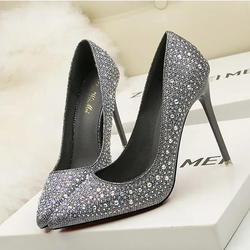 Funki Buys | Shoes | Women's Rhinestone Sparkly Prom Shoes