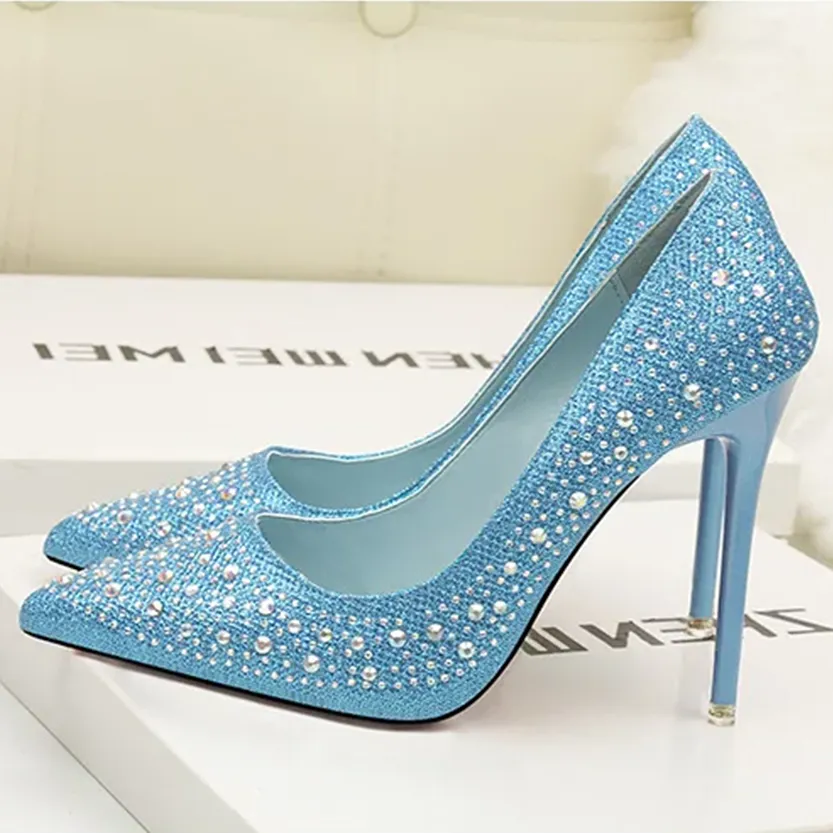 Funki Buys | Shoes | Women's Rhinestone Sparkly Prom Shoes