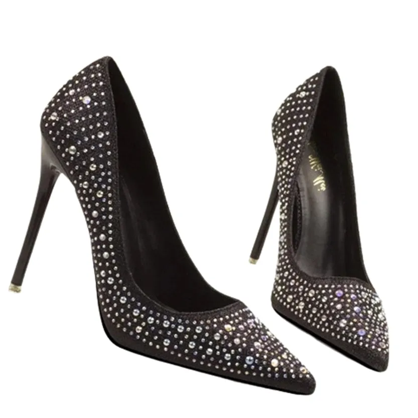 Funki Buys | Shoes | Women's Rhinestone Sparkly Prom Shoes