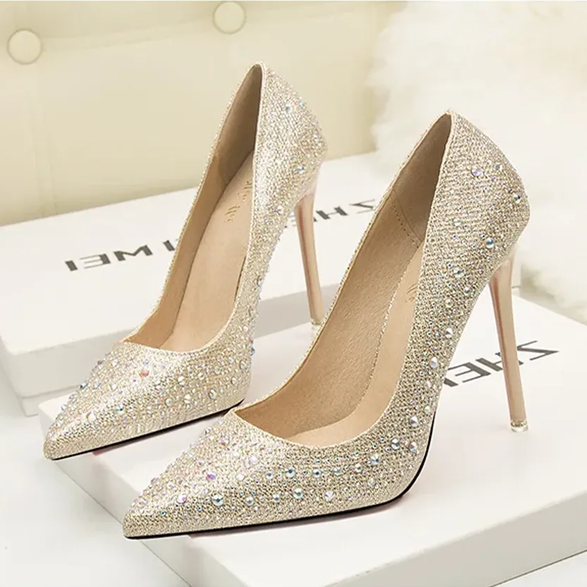 Funki Buys | Shoes | Women's Rhinestone Sparkly Prom Shoes